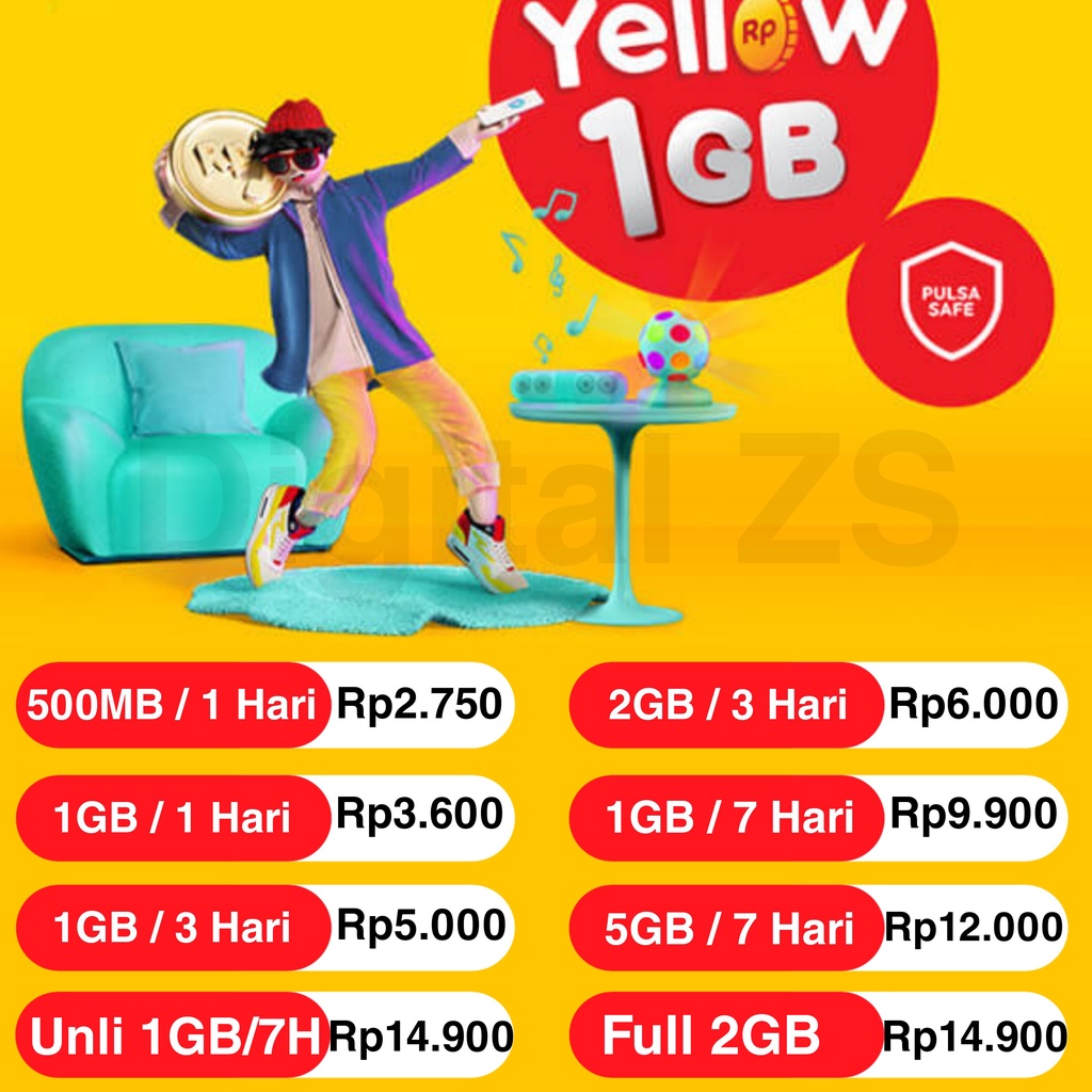 Kuota Indosat Murah Yellow Dan Unlimited Full Kuota Wajib Unreg