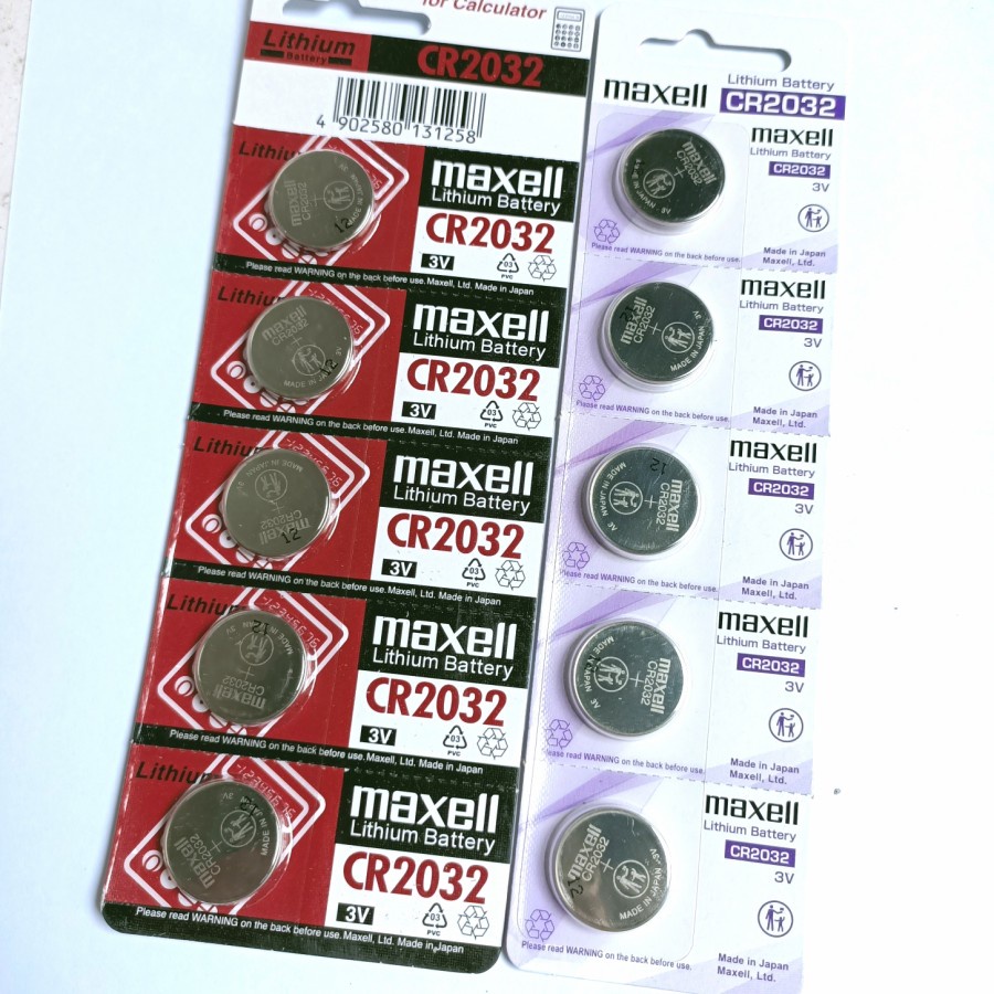 BATRE BATERAI MAXELL CR 2032 ORIGINAL BATRE JAM BATRE REMOT 2032  3Volt