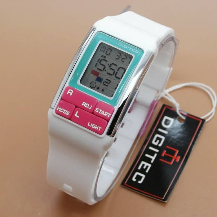 Jam Tangan Digitec DG 3005T White Jam Wanita Original Sporty Murah