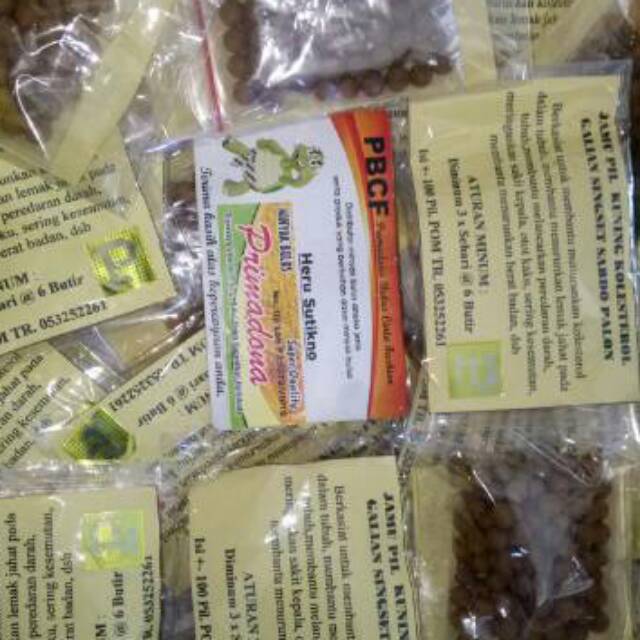 JAMU HERBAL PENURUN BERAT BADAN DIET PELANGSING (PIL KUNING) PBCF