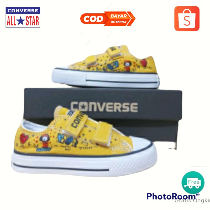 sepatu Converse  BTS anak balita paud SD keren trendy