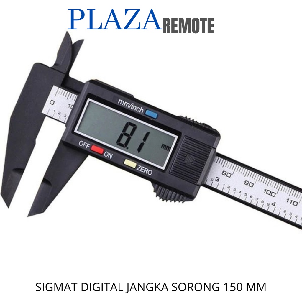 VERNIER CALIPER JANGKA SORONG DIGITAL 0-150MM - 6 inch ALAT JANGKA SORONG SIGMAT MURAH