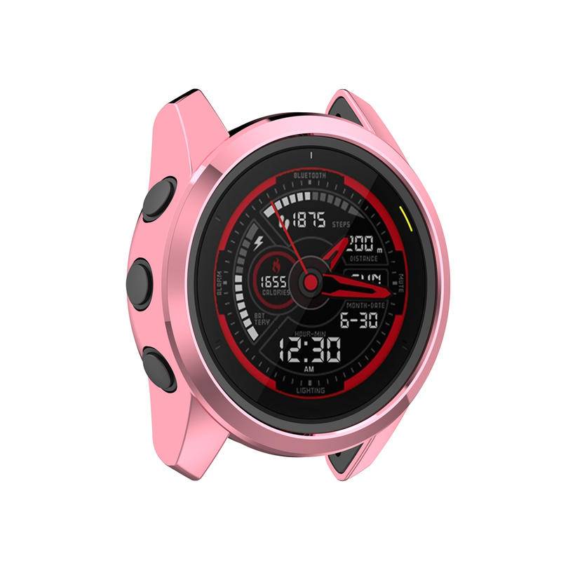 1 Pc Case Pelindung Smartwatch Garmin Forerunner 745 Bahan TPU Dengan Frame Bumper