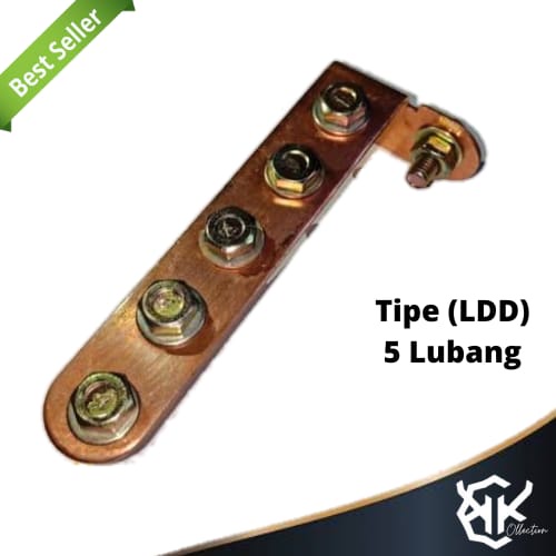 Plat Aki Tembaga 5 Lubang Header Aki Tembaga Plat Tembaga