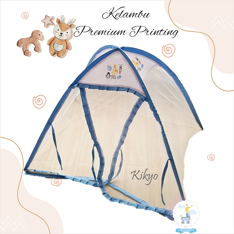 Kelambu bayi lipat premium printing / kelambu nama bayi / bantal peang nama bayi / bantal bayi nama / bantal nama bayi / kikyo