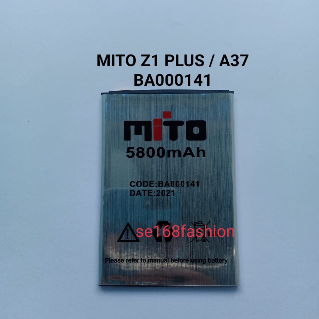 Baterai mito z1 plus A37 BA000141 Batre HP Batere Battery