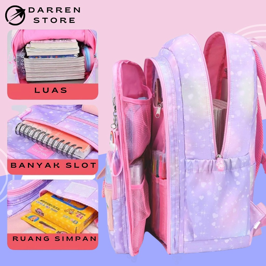 Tas Sekolah Anak Perempuan SD DS-R8002 Tas Anak Perempuan SD