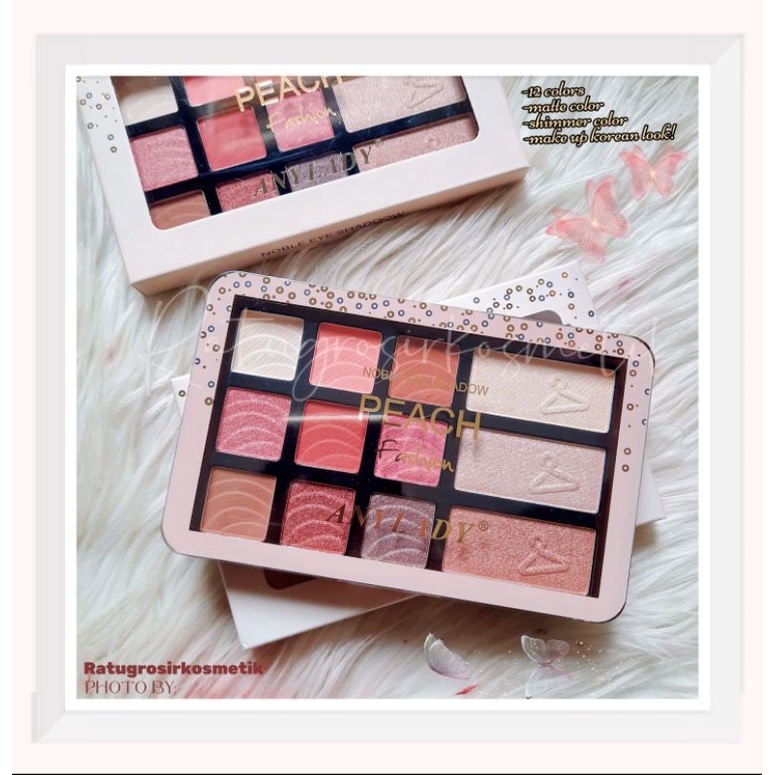 PROMO!!!NOBLE EYESHADOW PEACH FASHION ANYLADY NO.712/PEACH GIRL NO.838