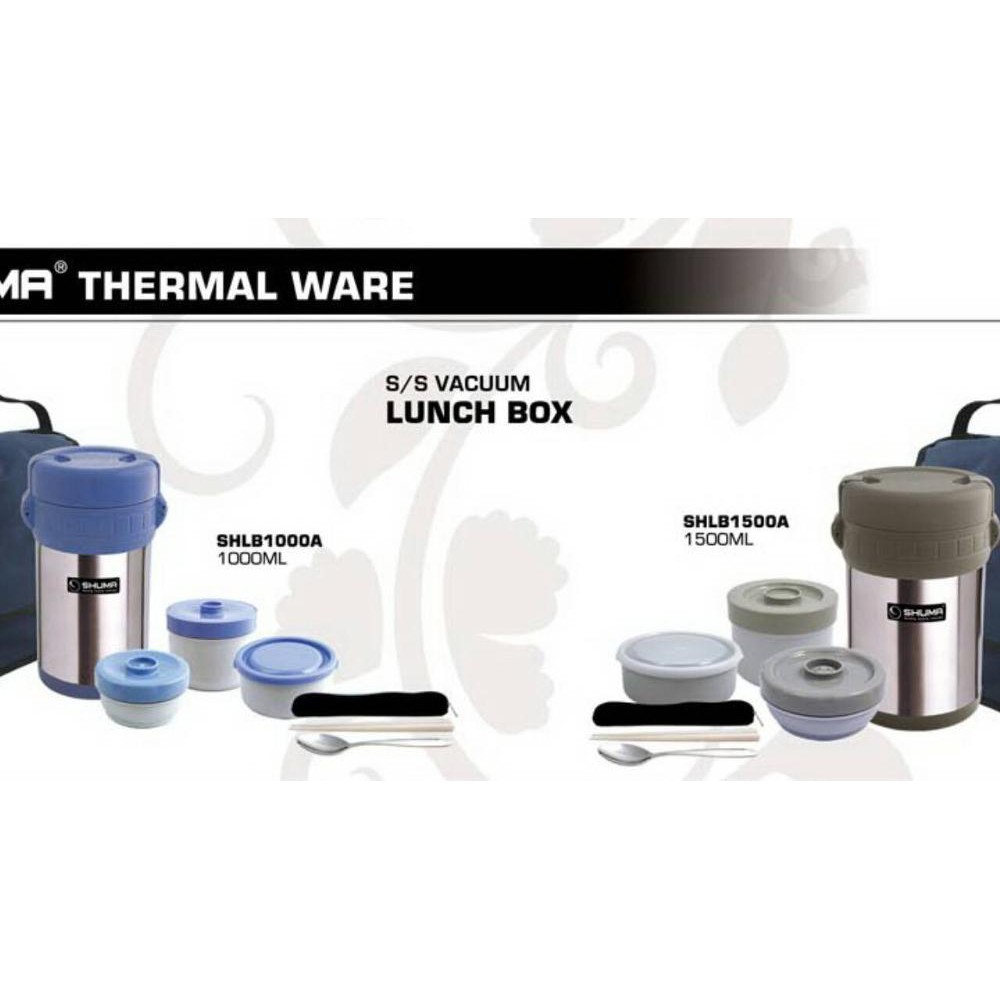 [Hugo Mall] Shuma Rantang Makanan Stainless Vacuum Lunch Box 1500 ML 1 5 LITER Limited