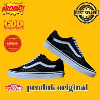 SEPATU VANS ORIGINAL PRIA WANITA OLD SKOOL HITAM PUTIH PREMIUM SEPATU SNEAKER ORIGINAL PRIA WANITA T