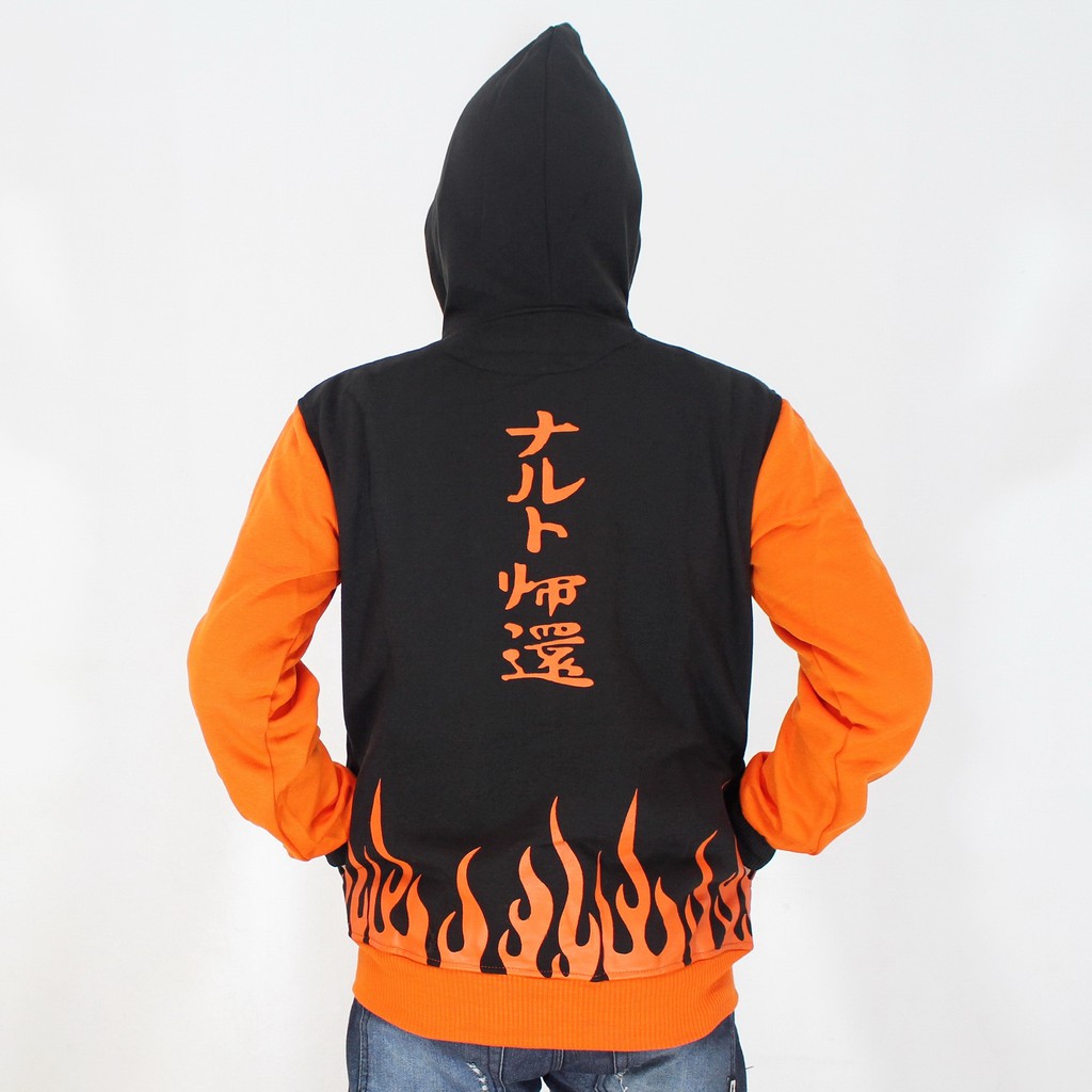 Jaket Naruto Yondaime Hokage Kyubi seal - Jaket Anak Naruto Yondaime - Hoodie Naruto Yondaime