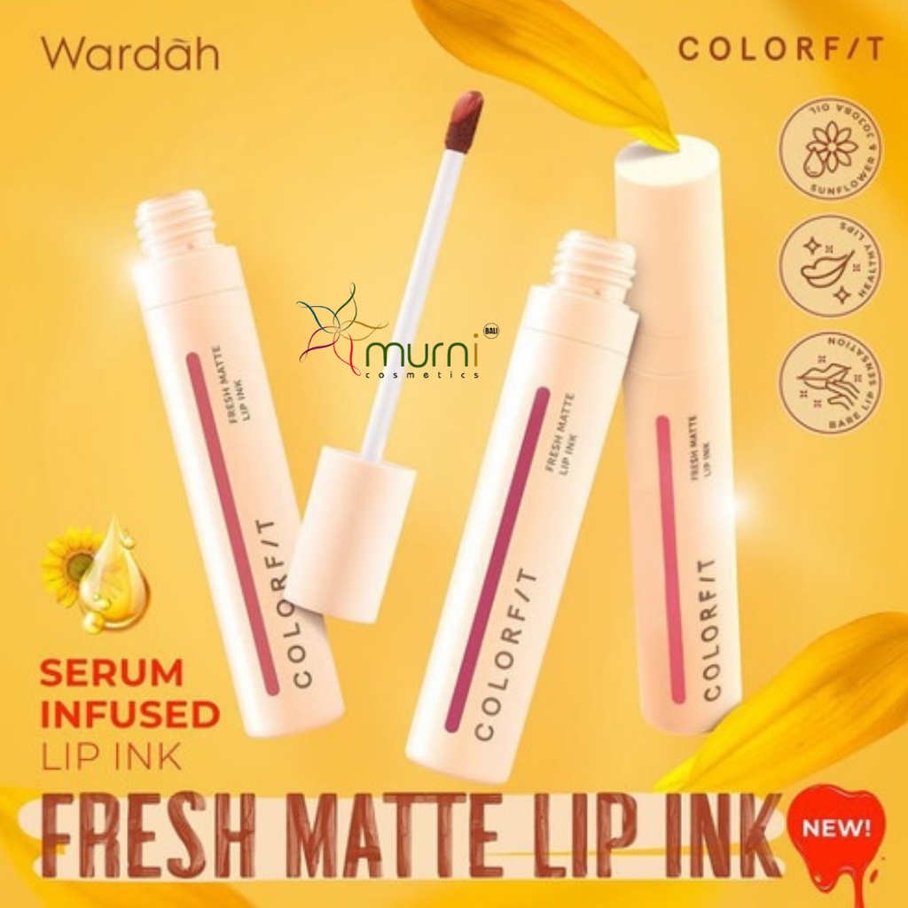 Wardah Colorfit fresh matte lip ink