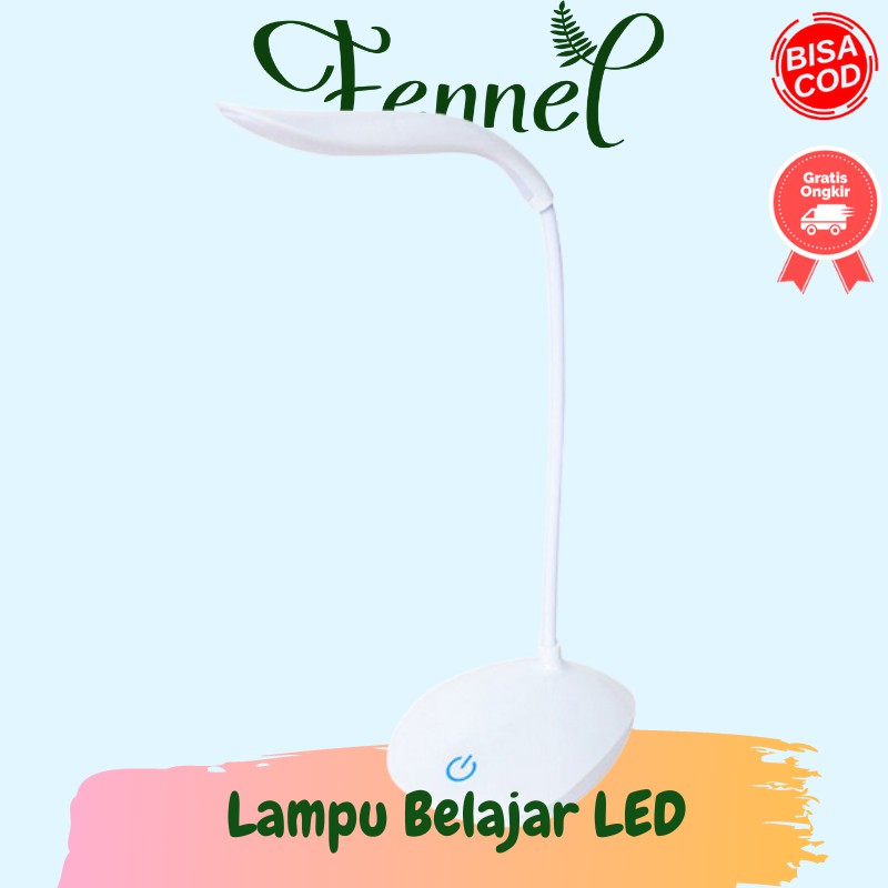 Lampu Meja Baca Belajar USB LED