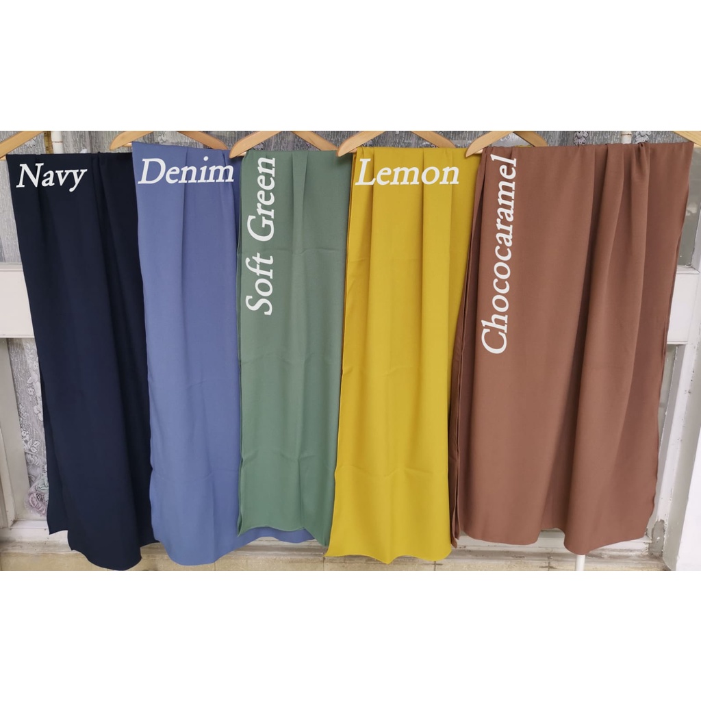 Sabilla - Pashmina Malay Mosscrepe Import Premium Crepe-6