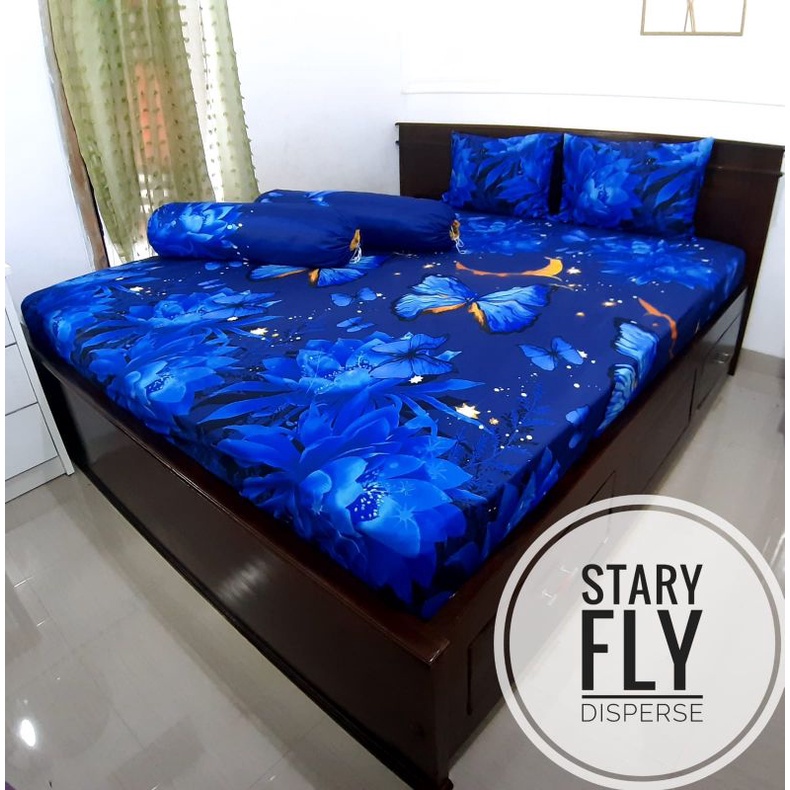 SPREI 180X200 AESTHETIC SEPRAI KING SIZE KOTAK HITAM HOMEMADE MOTIF KEKINIAN KARAKTER CANTIK BUNGA BLACK BOXY VIRAL MURAH BERKWALITAS