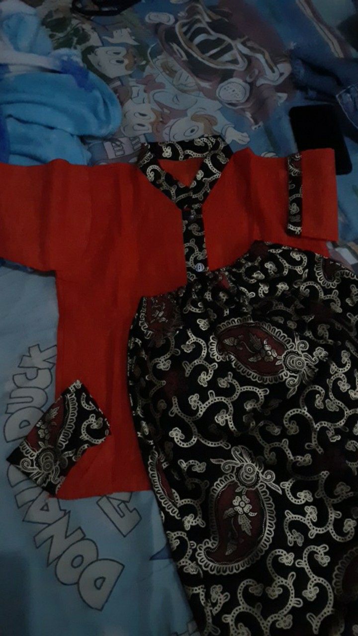 Sarkoci (sarung Koko Peci) Sarung Celana Koko Peci Anak / Batik Prada 1-9 Th