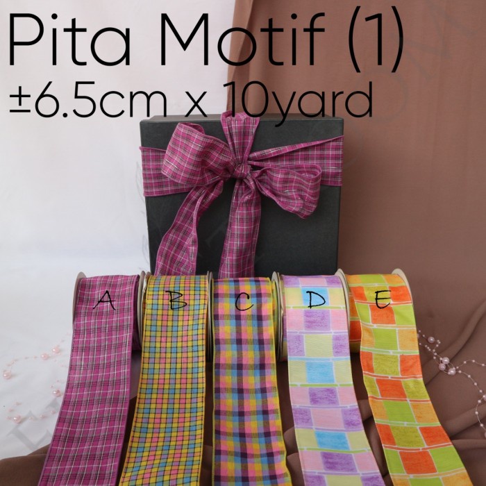 

Pita Motif (1) 6.5Cm - Hampers Idul Fitri - Lebaran - Kado 100
