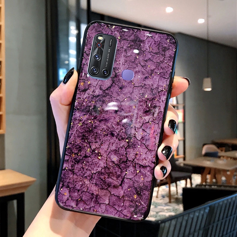 Kesing Hp Vivo Y30i Marble Texture Casing Vivoy30i Luxury Rhinestone Protectect Hardcase Shopee Indonesia