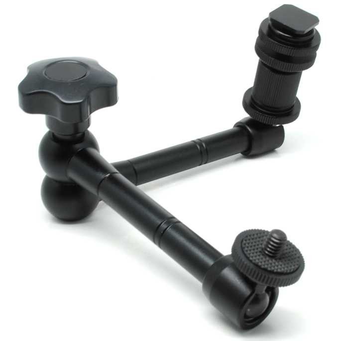 ARTICULATING MAGIC ARM 11in Flex CAMERA DSLR FLASH LED LCD HOT SHOE 69