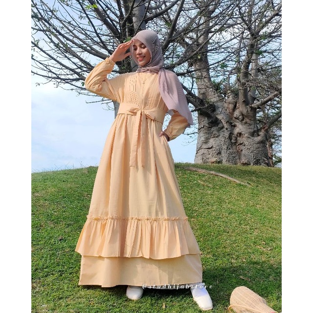 Jasmine Dress Linen by Studhijabstore