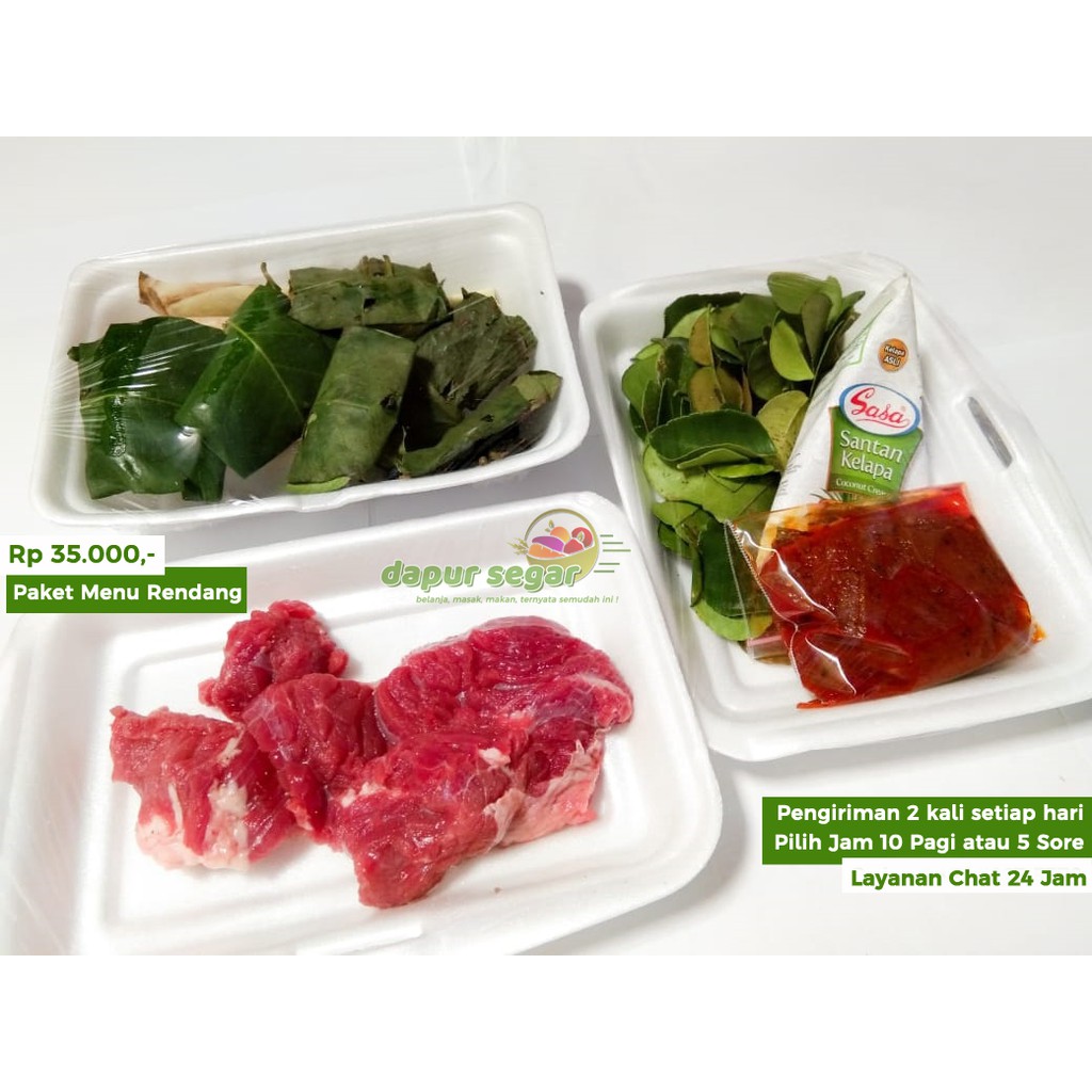 

PAKET HEMAT BAHAN RENDANG DAGING - LENGKAP ENAK