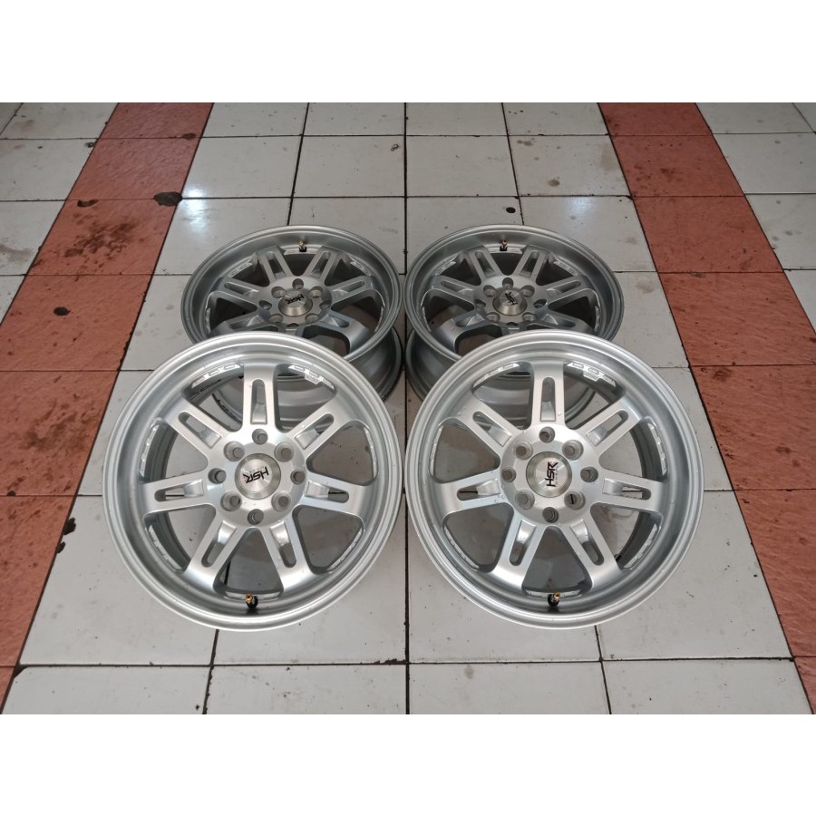 Velg Hsr Ring 15 Second TIKALA R15X6,5 8X100-114 ET40 SILVER