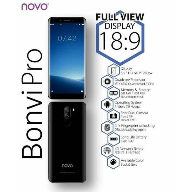 Merek Hp Baru Spesifikasi Hp Novo