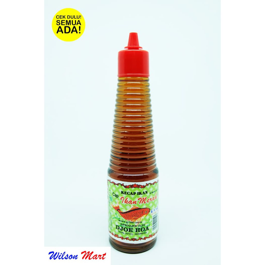 

Kecap Ikan Cap Ikan Merah Djoe Hoa 140 Ml Botol