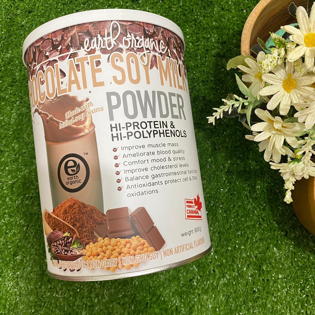 Earth Organic Chocolate Soy Milk Powder 800gr