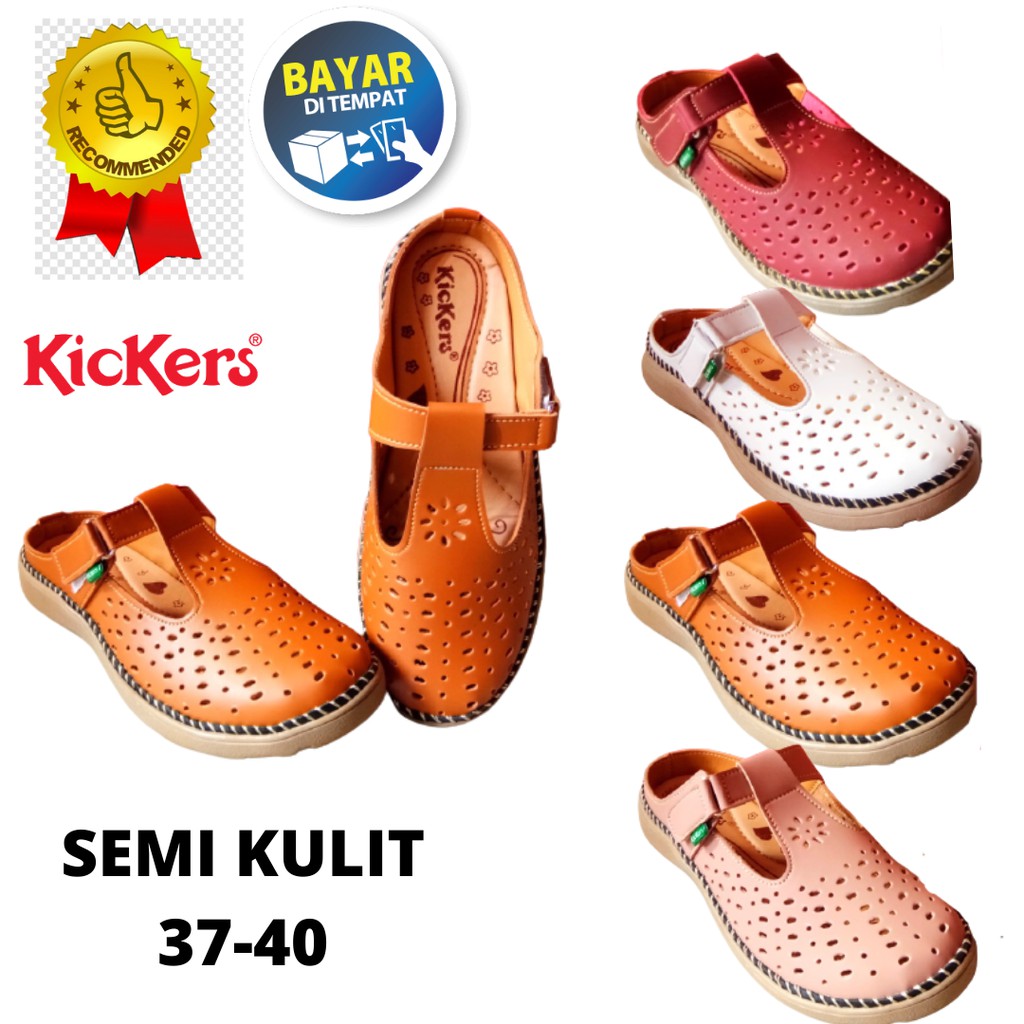 GROSIR ECER SANDAL SELOP WANITA CANTIK KICKERS SL04 TERLARIS BISA COD