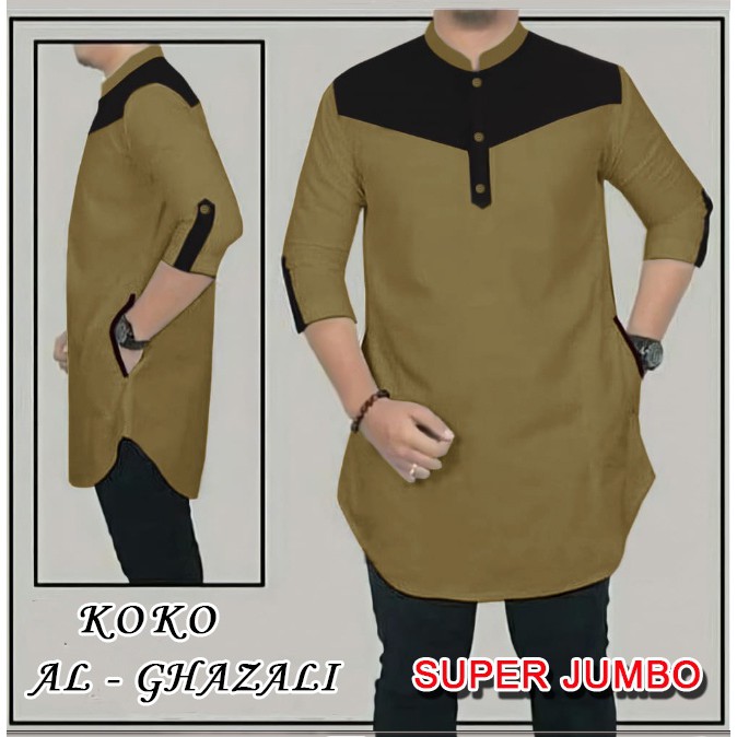 CTN Baju muslim Koko ALGHAZALI terlaris Best Seller