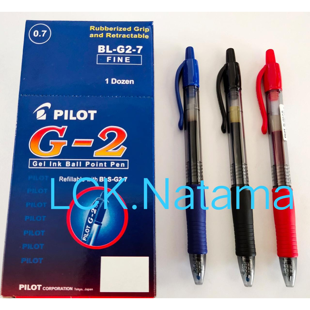 PILOT Pen Gel extra fine 0.7mm BL-G2-07 pulpen pena