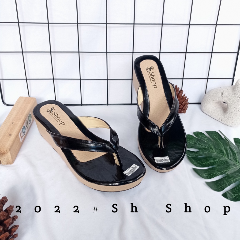 Sandal Wedges Wanita Terbaru / Sandal Wedges Jepit Wanita Termurah / Sandal Wedges Wanita Original