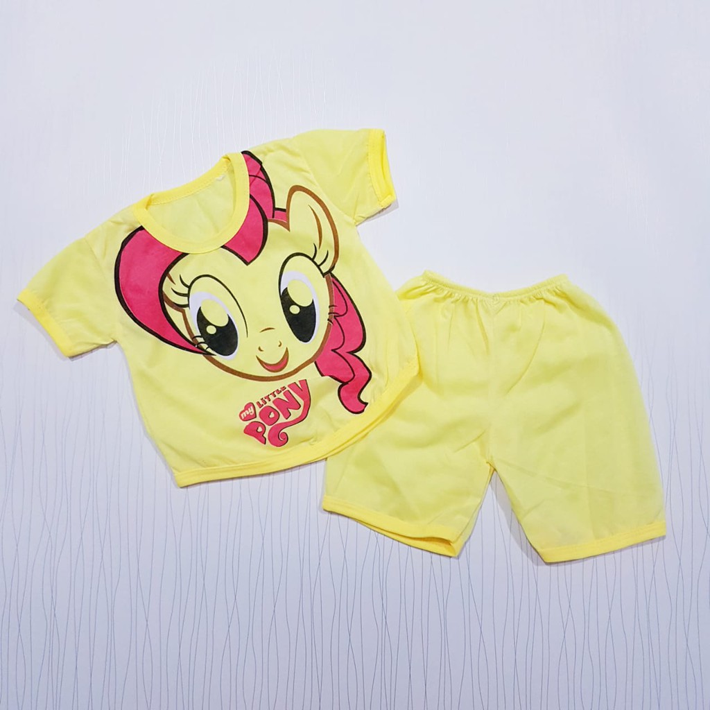 COD Setelan Anak Perempuan Motif Little Pony Baby Alicia