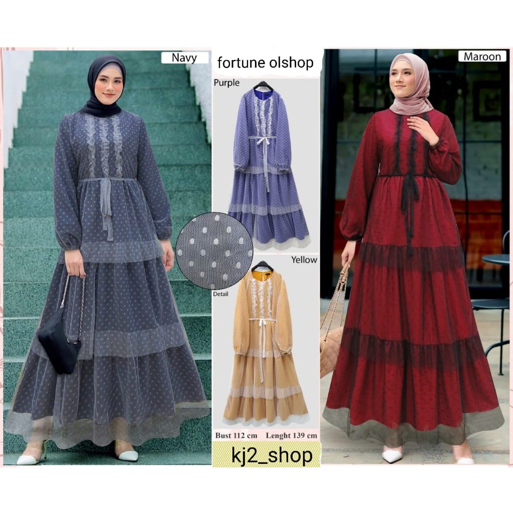 Gamis Furing Import freckles