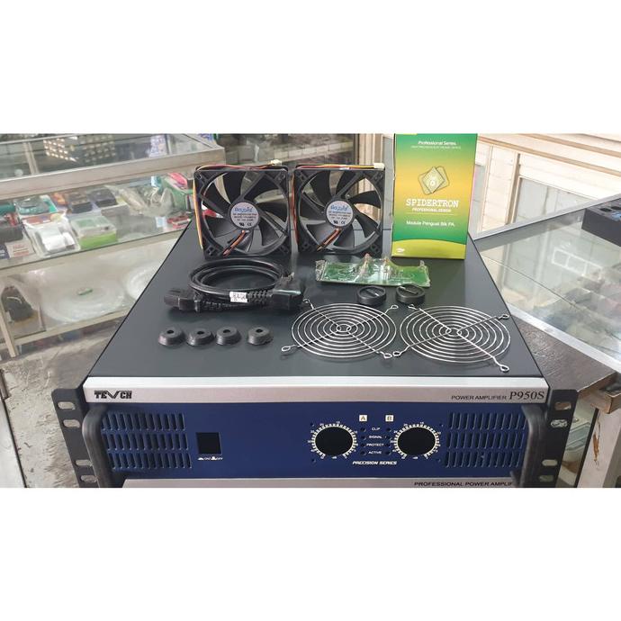 ,,,,,,,] Box Power Yamaha replica P950s 3U komplit Kit Fan kabel