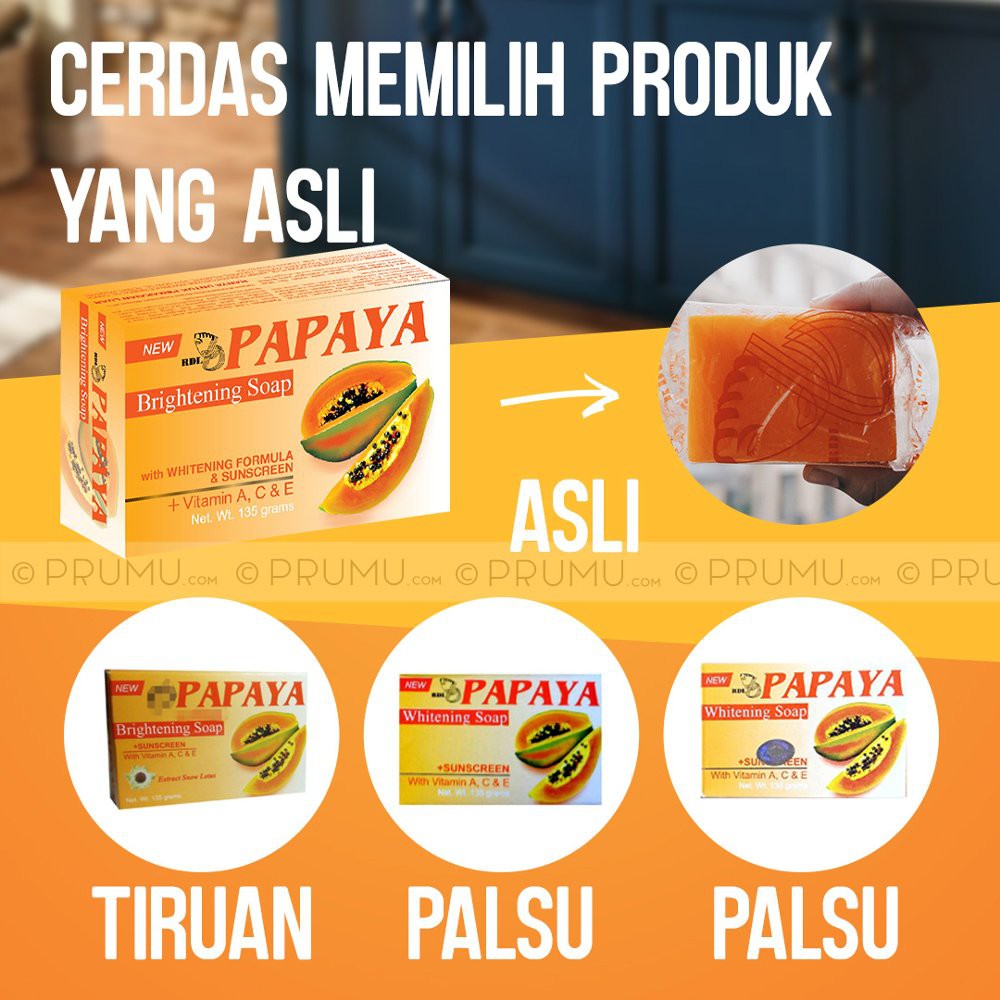 Gambar Sabun Pepaya Rdl Asli - AR Production