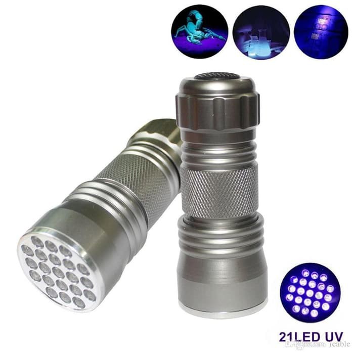 Senter UV Ultraviolet dengan 21 Leds