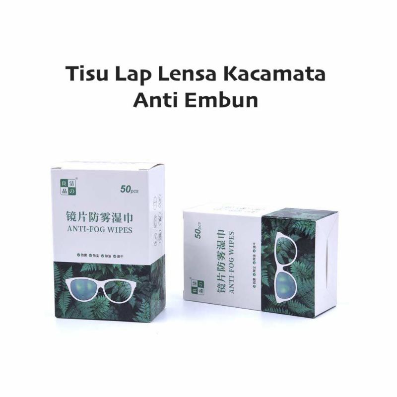 2Pcs Tisu Anti Embun Lensa Kacamata &amp; Kamera - Fog Wipes Glasses /tisu anti fog