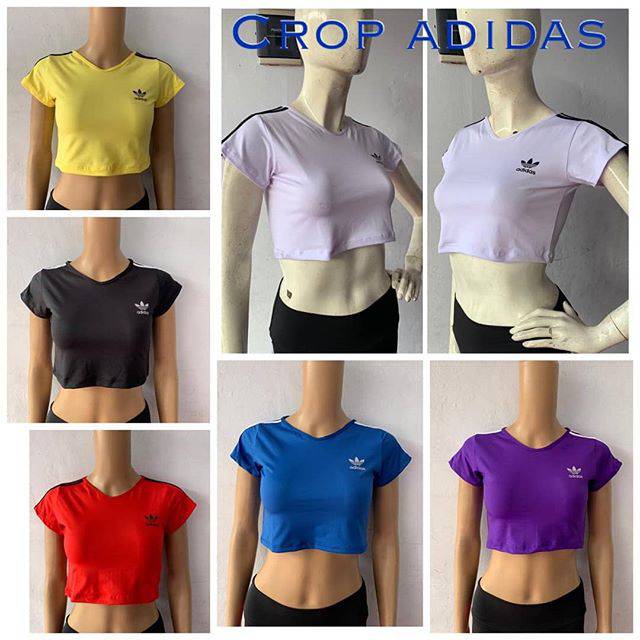 Crop adidas polos