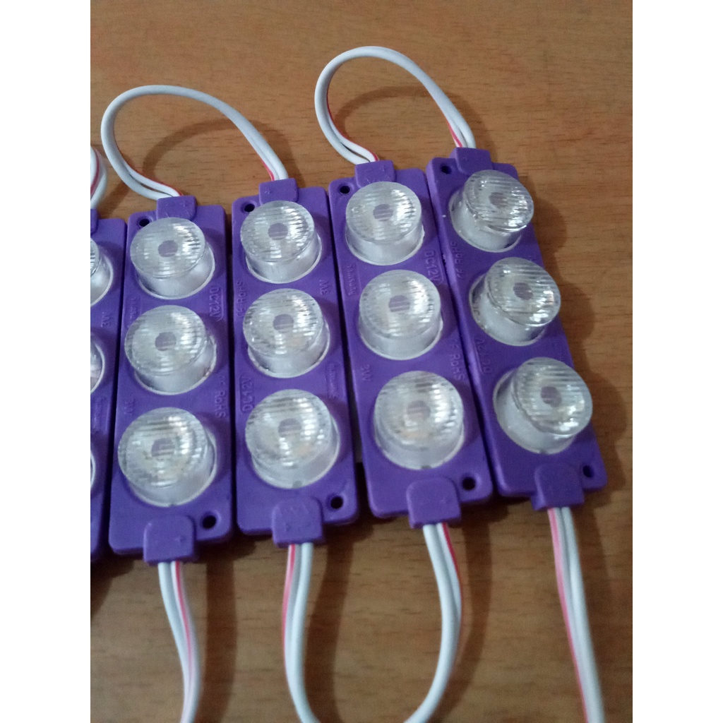 LED MODUL 3 MATA 12V HARGA PER BIJI