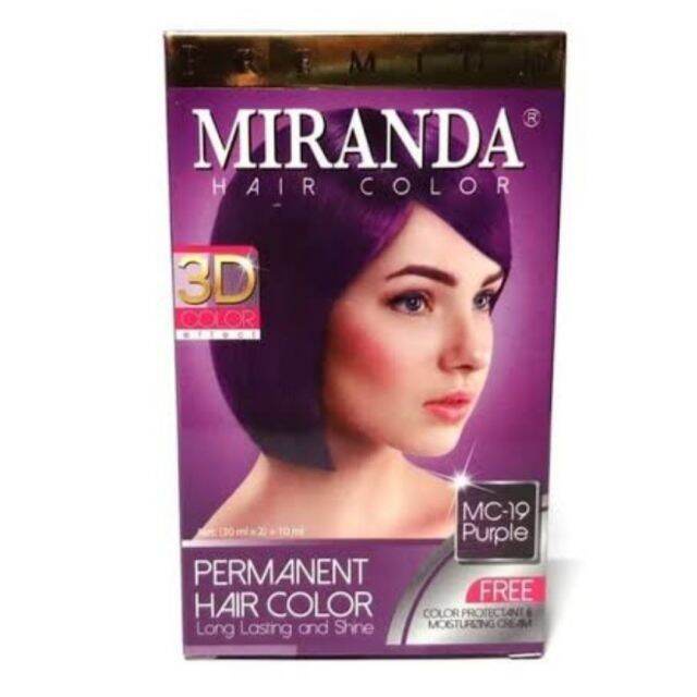 miranda cat rambut / miranda pewarna rambut ( warna lengkap )