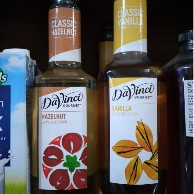 

SIRUP DA VINCI VANILLA DAN HAZELNUT / DA VINCI GOURMET FLAVOURED SYRUP 750ml RASA HAZELNUT DAN VANIL