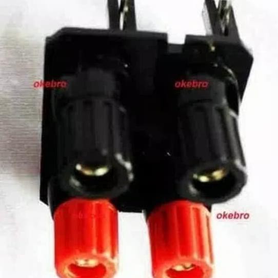 Soket Speaker Buat Di Box Ampli Binding Posh 2X2 Kaki Cakar Pcmja29 Kualitas Baik