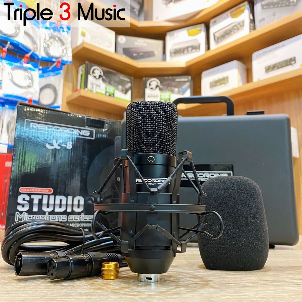 Recording Tech X8 X-8 Mic XLR Condenser Microphone ORIGINAL