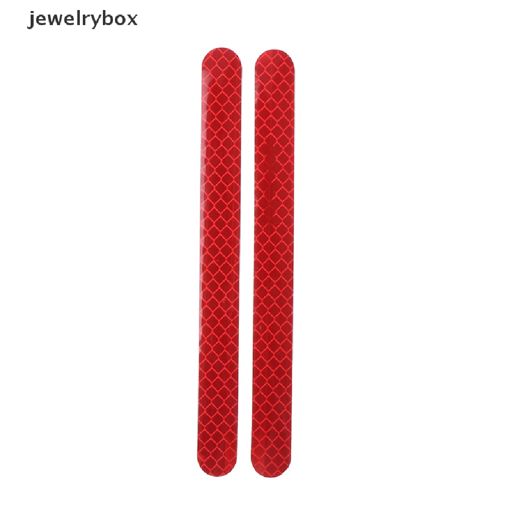 2pcs Stiker Reflektif Untuk Kaca Spion Mobil