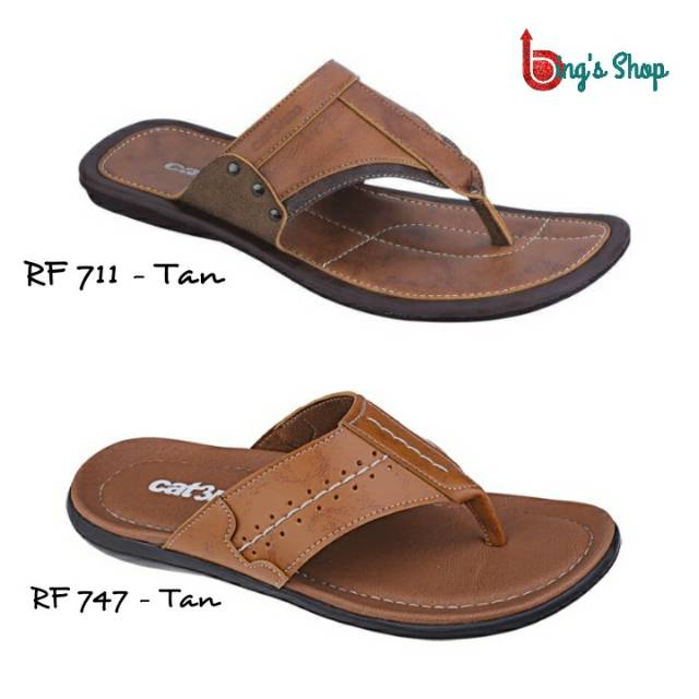 Bingshop Catenzo RF - Sendal kasual pria | sendal jepit kulit sintetis original brand Bandung
