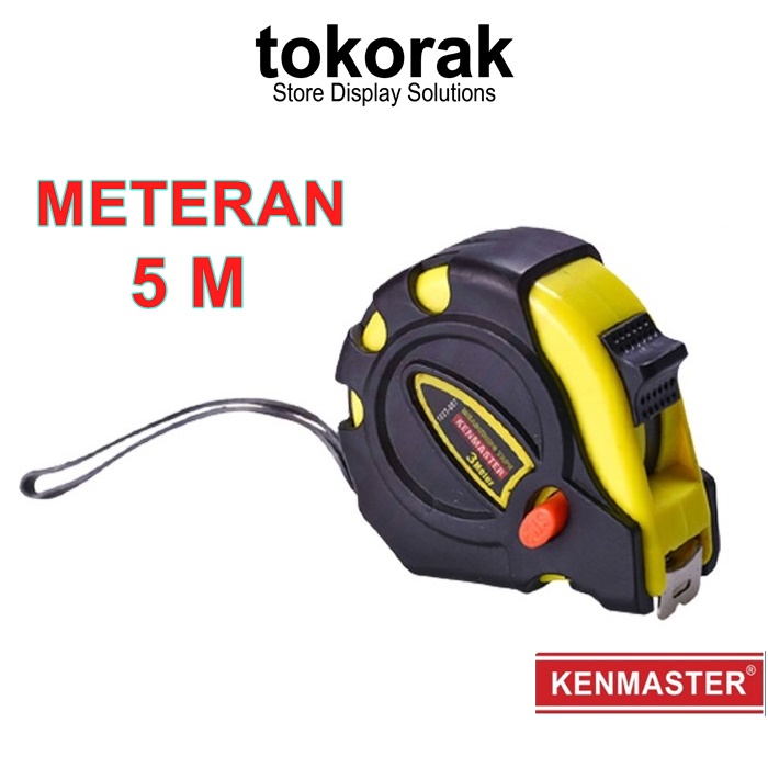 METERAN ROLL 5 M KENMASTER - METERAN AUTO STOP - SELFLOCK MEASURING