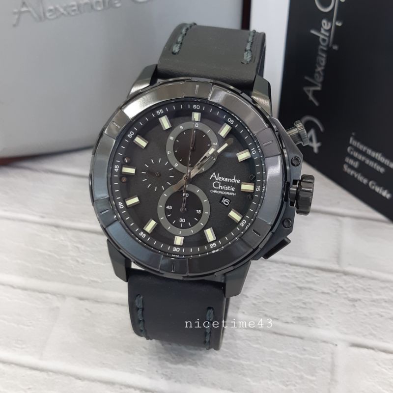 jam tangan pria alexandre christie ac6588mc sport