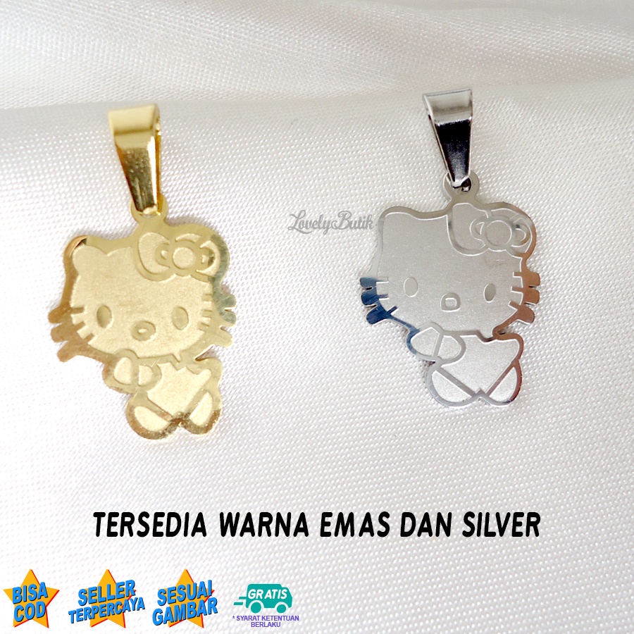 Lovelybutik - Liontin Anak Titanium Anti Karat Liontin Lucu Anak Tanpa Kalung Titanium Model Terbaru  Cutie Dance